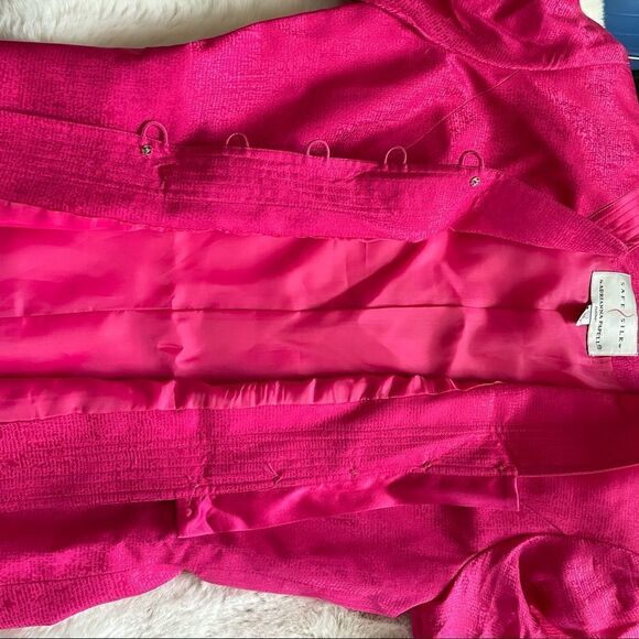 100% silk fuchsia blazer (0031) - Picture 10 of 12